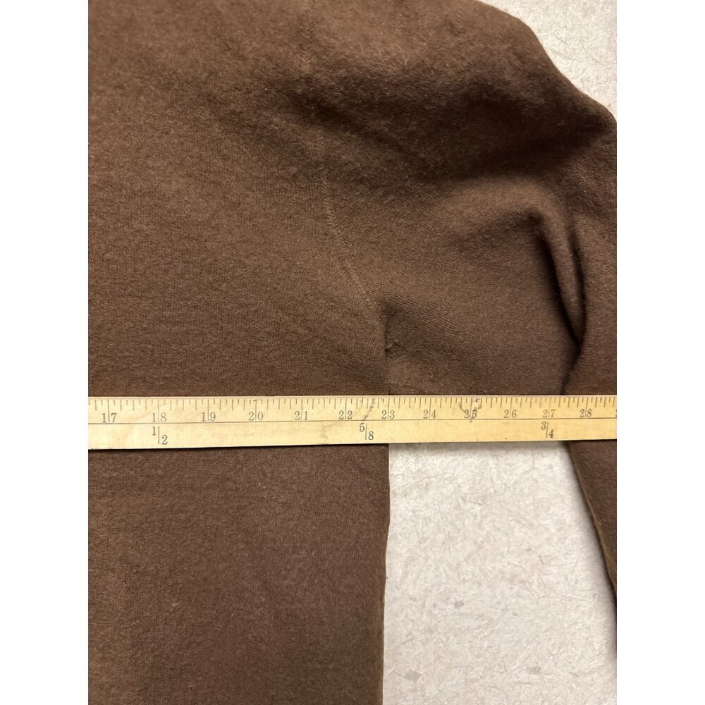 The North Face Men's Sweater Vintage Brown Cotton Wool Layer 1/4 Zip XXL Outdoor - Picture 5 of 9